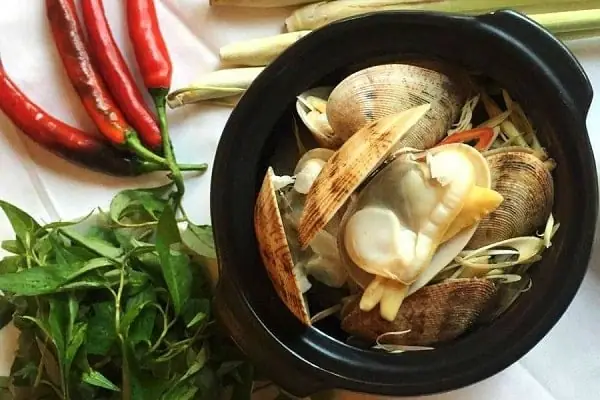 Cách làm ngao 2 cồi hấp sả