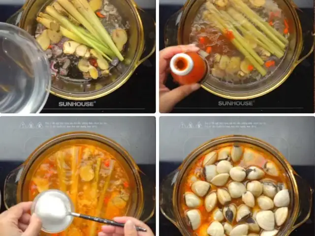 Cách Nấu Ngao Hấp Thái Tại Nhà