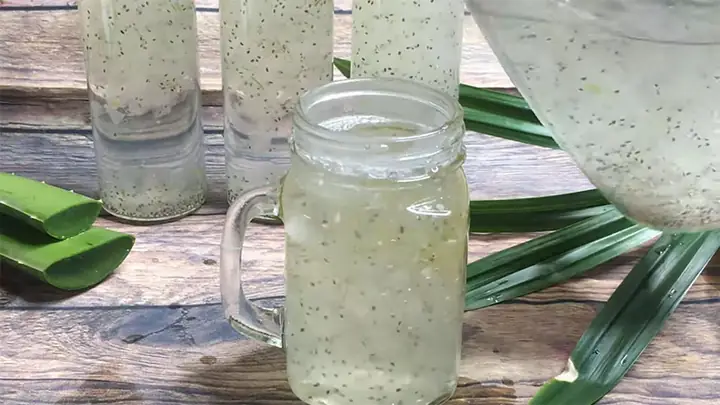 Cách Làm Nha Đam Hạt Chia Đường Phèn