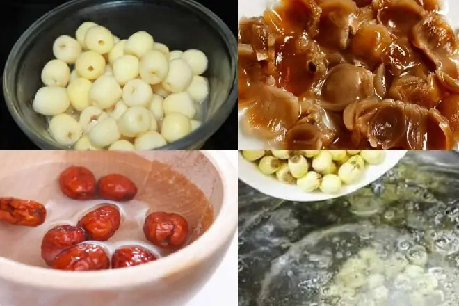 Cách Nấu Chè Hạt Sen Nhãn Nhục Táo Đỏ Ngon Hết Sảy