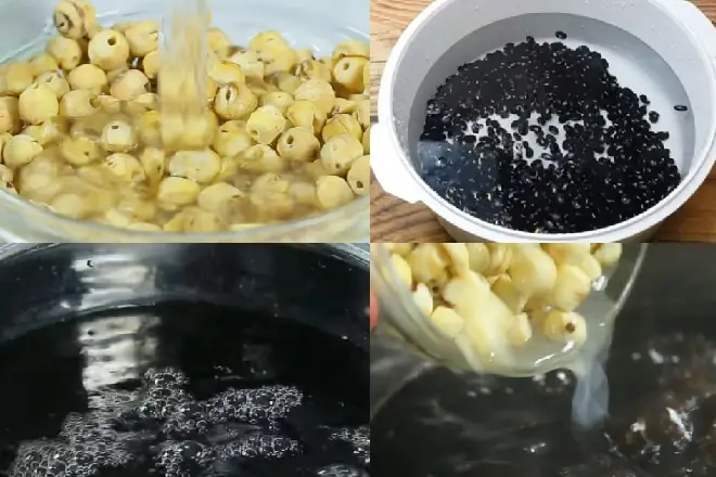 Cách Nấu Chè Hạt Sen Đậu Đen Ngọt Bùi Thơm Ngon Dễ Làm