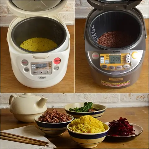 cách nấu nồi cơm điện nhật