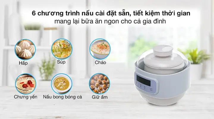 Nấu Các Món Ăn Thơm Ngon, Bổ Dưỡng Với Các Chế Độ Cài Đặt Sẵn