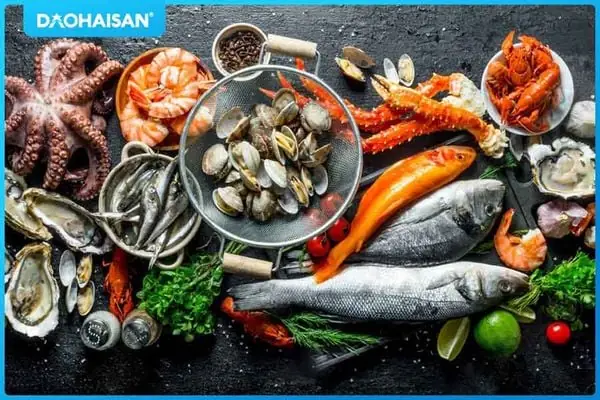 1. Nguyên liệu nấu món nui xào hải sản