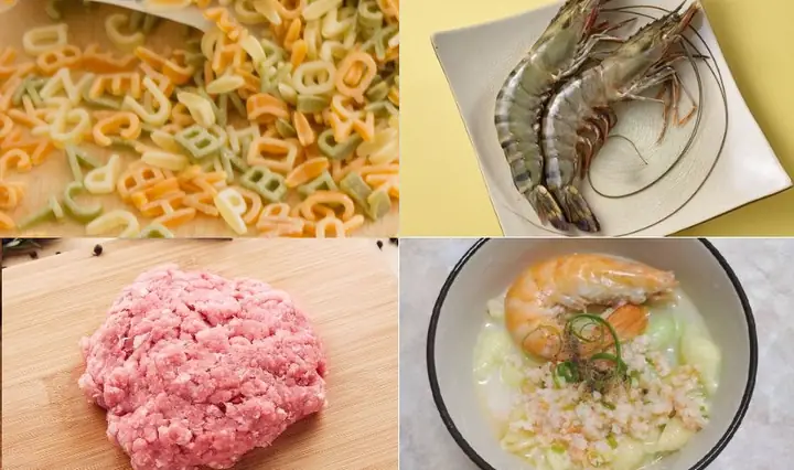 1.1. Nui Tôm Thịt Băm Cho Bé