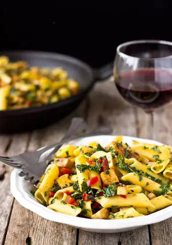 3. Cách nấu nui chay thập cẩm