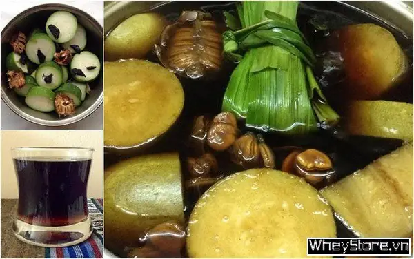 Cách 1: Nấu nước sâm bí đao