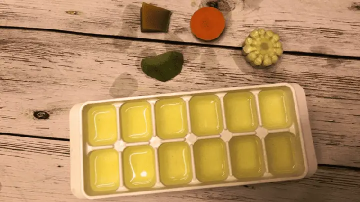 Nước dashi súp lơ và ngô