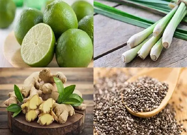 3. Cách Nấu Nước Chanh Sả Gừng Kết Hợp Với Hạt Chia