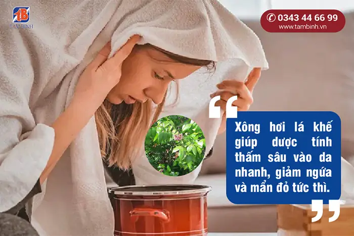 2.3. Chữa Mề Đay Bằng Lá Khế Xông Hơi