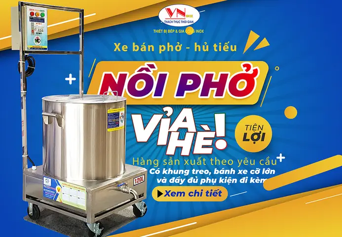 Mua nồi nấu phở bằng điện ở đâu an tâm uy tín chất lượng