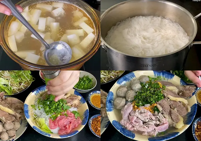 Các Bước Làm Bún Bò Viên