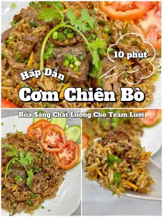Công Thức Làm Món Cơm Chiên Bò Công Thức Làm Món Cơm Chiên Bò
