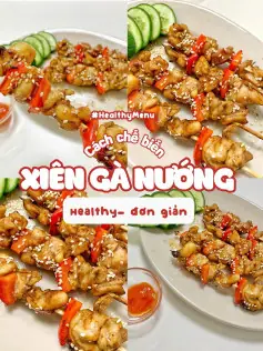Cách Chế Biến Xiên Gà Nướng Cách Chế Biến Xiên Gà Nướng