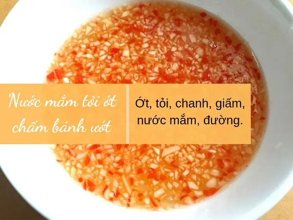 Cách Pha Nước Mắm Ăn Bánh Ướt Ngon Cùng Với Giấm Ăn