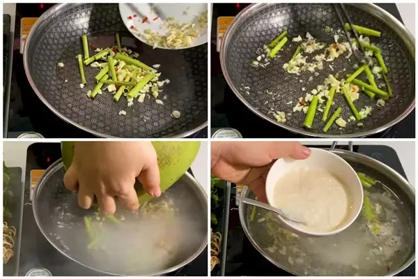 Bước 4: Cách Nấu Nước Mẻ Nhúng Bò