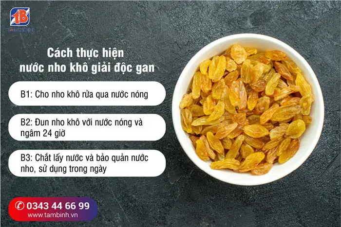 3.2. Cách Chế Biến Nước Nho Khô 3.2. Cách Chế Biến Nước Nho Khô