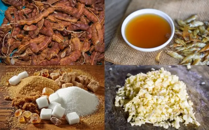 Nguyên Liệu Làm Nước Sốt Me