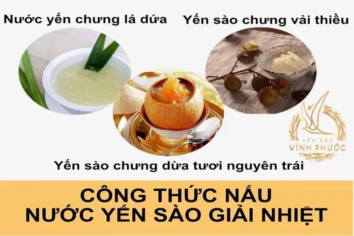 2. Cách Chế Biến Nước Yến Sào Giải Nhiệt Ngày Hè