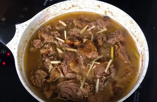 Bước 2: Nấu Giả Cầy