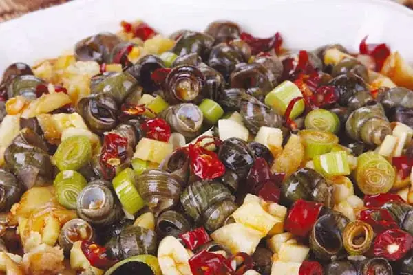 ốc xào sả ớt cay ốc xào sả ớt cay