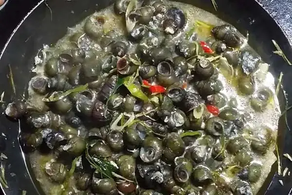 Bước 2: Cách xào ốc sả ớt Bước 2: Cách xào ốc sả ớt