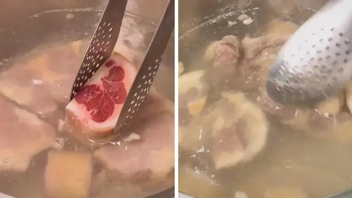 Bước 2: Nấu nước dùng Bước 2: Nấu nước dùng