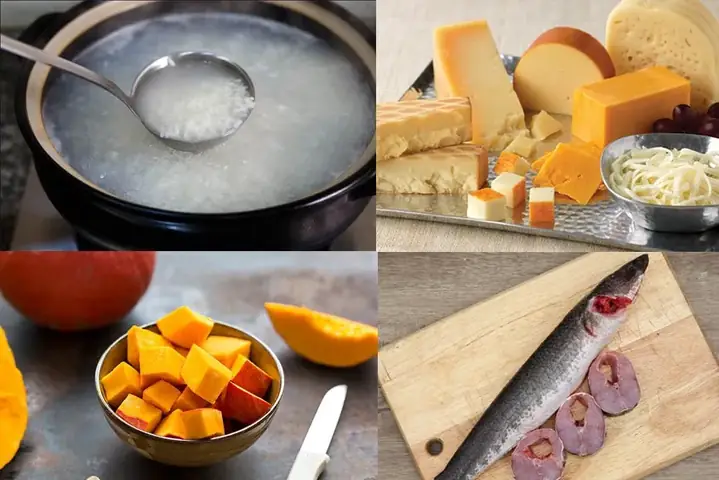 Cháo Phô Mai Cá Lóc, Bí Đỏ Cho Bé