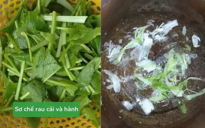 Sơ Chế Rau Cải Và Hành Sơ Chế Rau Cải Và Hành