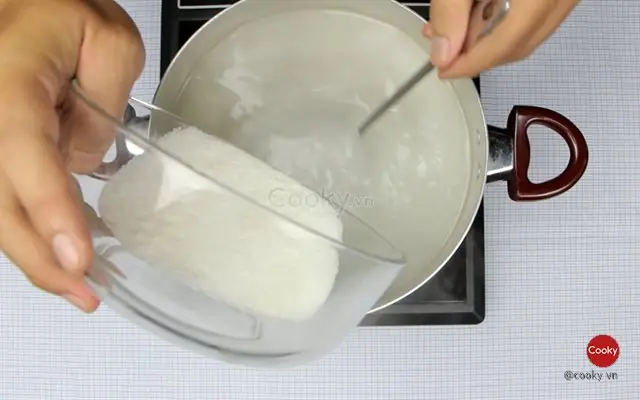 Hướng dẫn cách làm rau câu dừa: