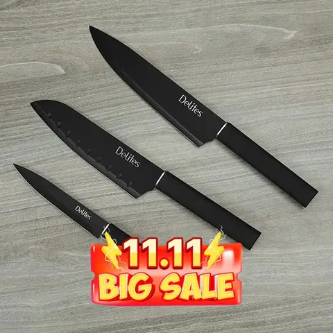 Bộ Dao Inox Delites Lk-s56-3 Bộ Dao Inox Delites Lk-s56-3