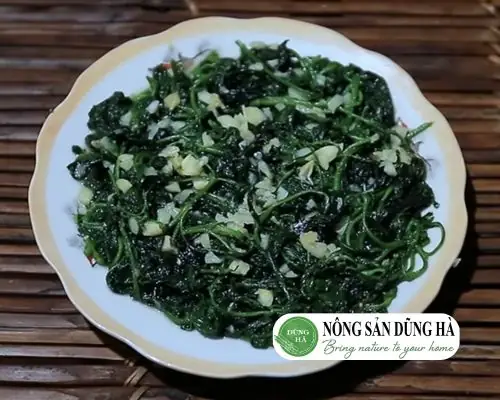 Rau Tầm Bóp Xào Tỏi