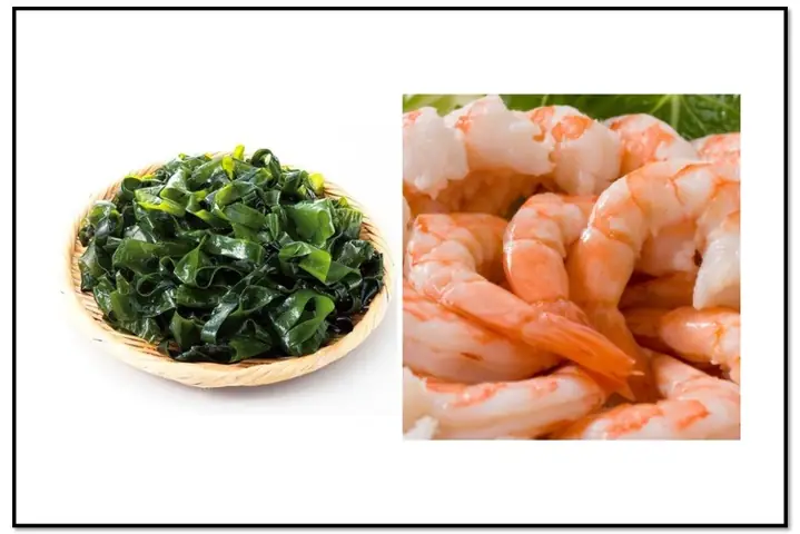 1Canh rong biển cho bé với tôm