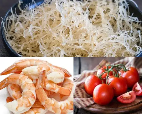 Canh rong sụn nấu tôm