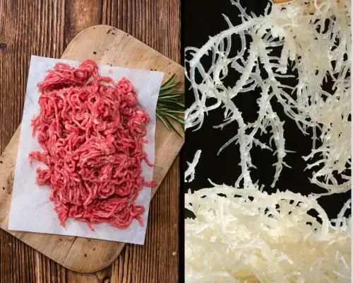 Canh rong sụn nấu thịt bằm