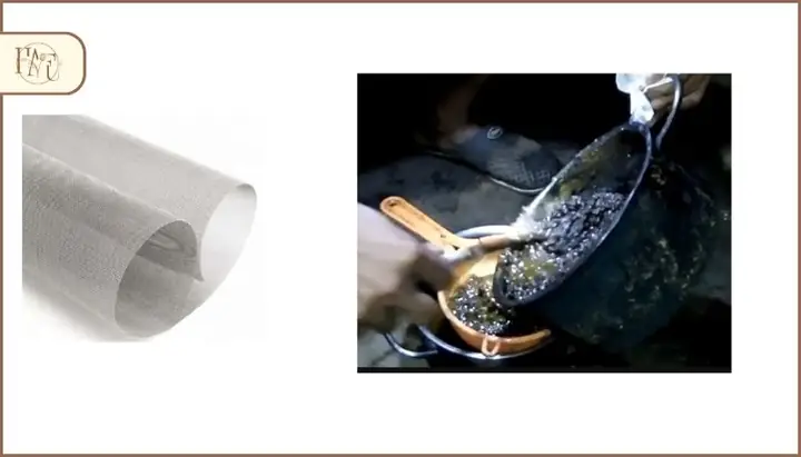 1.2. Lọc Cặn Bã Sáp Ong