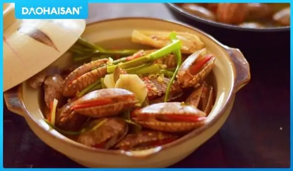 Cách nấu món sò lụa hấp Thái