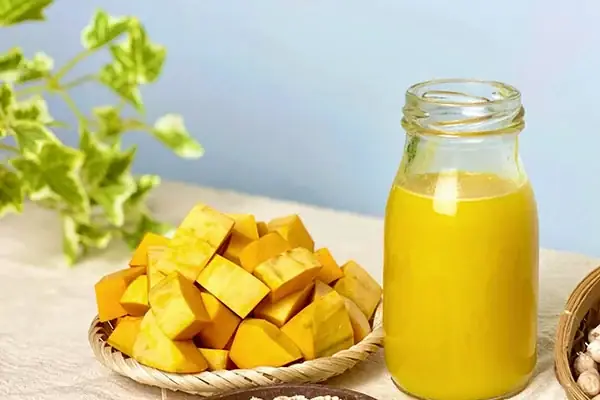 Nguyên Liệu Làm Sữa Bí Đỏ