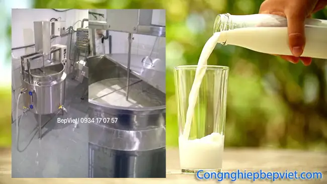 Cấu Tạo Của Nồi Nấu Sữa Bò, Dê