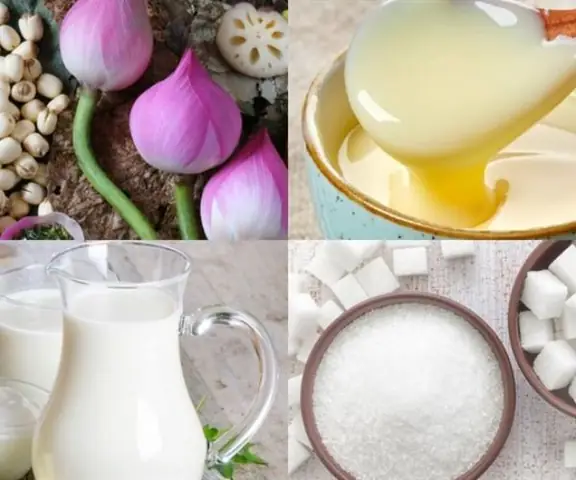 Nguyên Liệu Làm Sữa Hạt Sen Nguyên Liệu Làm Sữa Hạt Sen