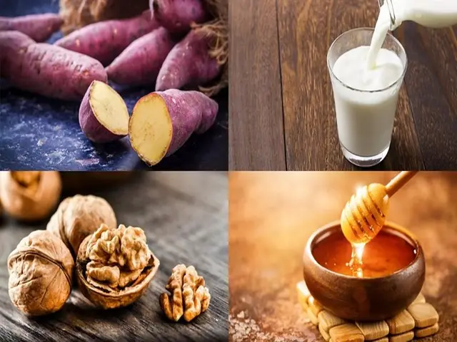 Sữa Hạt Khoai Lang Tím Mix Hạt Óc Chó