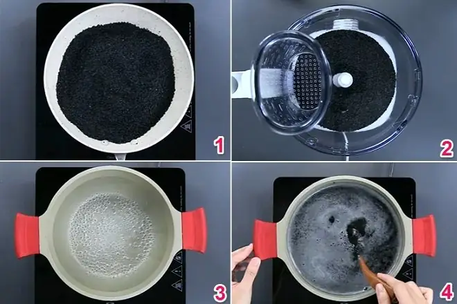 Cách nấu sữa mè đen “mix” ngũ cốc đủ vị ngon cho bà bầu