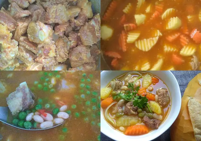 Các Bước Làm Sườn Heo Nấu Đậu Hà Lan Các Bước Làm Sườn Heo Nấu Đậu Hà Lan