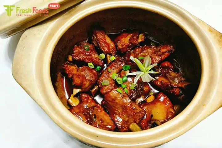 Cách Nấu Sườn Non Kho Tiêu