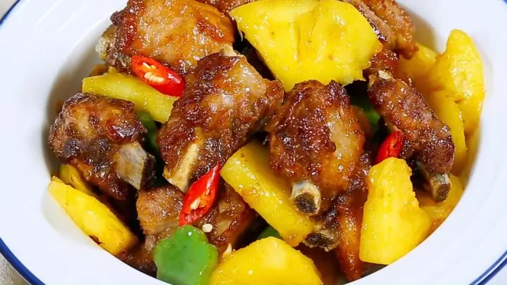 1. Sườn Rim Dứa (thơm) 1. Sườn Rim Dứa (thơm)