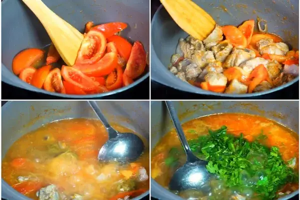 Bước 3: Nấu Canh Sườn Om Sấu Bước 3: Nấu Canh Sườn Om Sấu