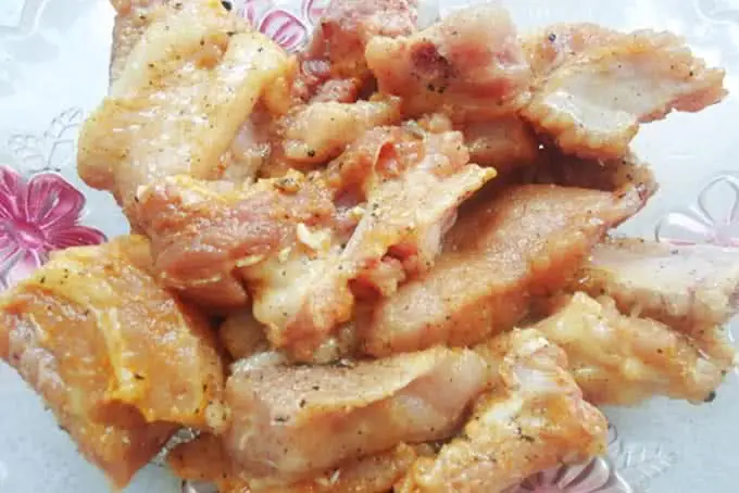 Cách Sơ Chế Sườn Non