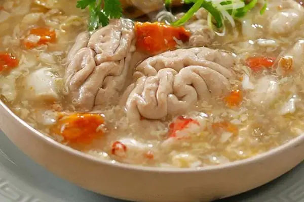 Cách Nấu Súp Cua Óc Heo