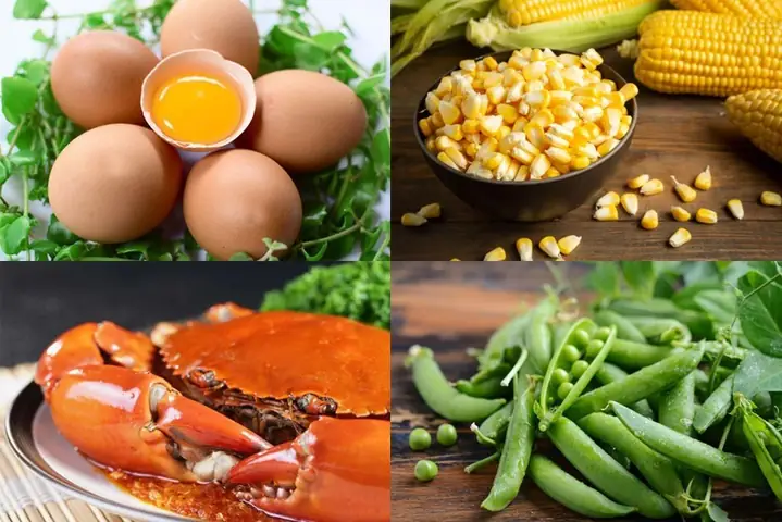 Súp cua cho bé với trứng gà