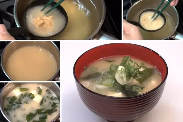 Cách nấu canh miso đậu phụ Cách nấu canh miso đậu phụ